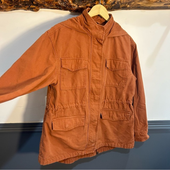 Universal Threads Cargo Military Jacket in Burnt Orange size M - Picture 2 of 14